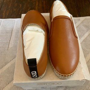 Jimmy Choo Lichi Flat, ONPA, Tan